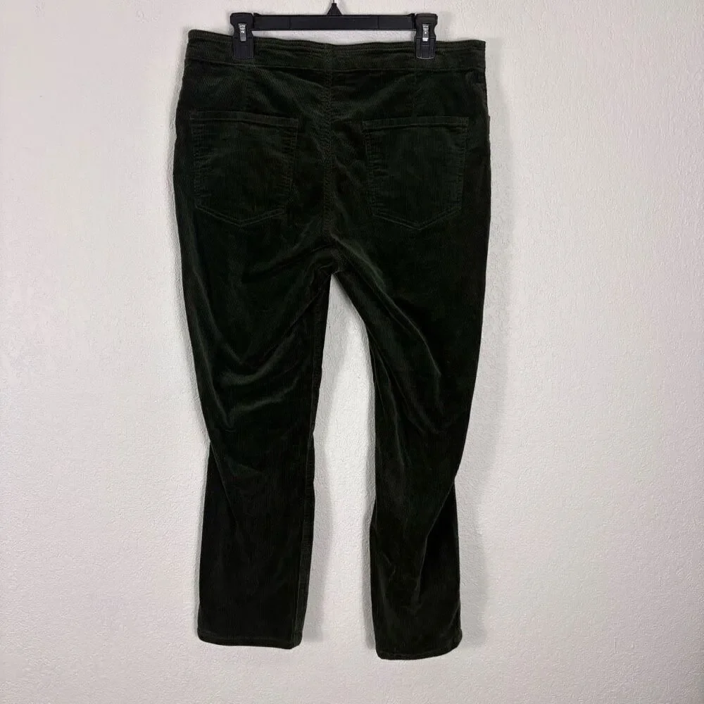 Kut‎ From The Kloth Green Corduroy Bootcut Jeans Size 12
